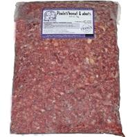 Poulet fermier haché, boeuf, abats, avec os, 2 kg