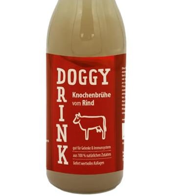 Doggy Drink: beef bone broth
