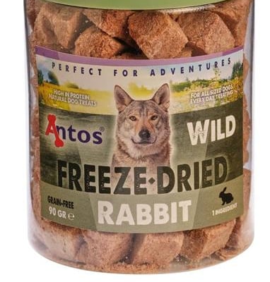 Lapin sauvage lyophilisé  90 g NOUVEAU !